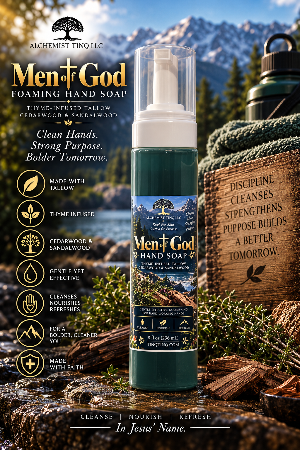 Man Of God Foam Hand Soap