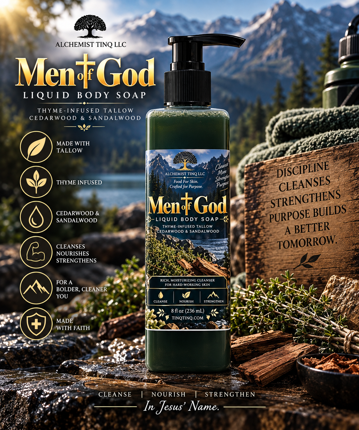 Man Of God Body Soap