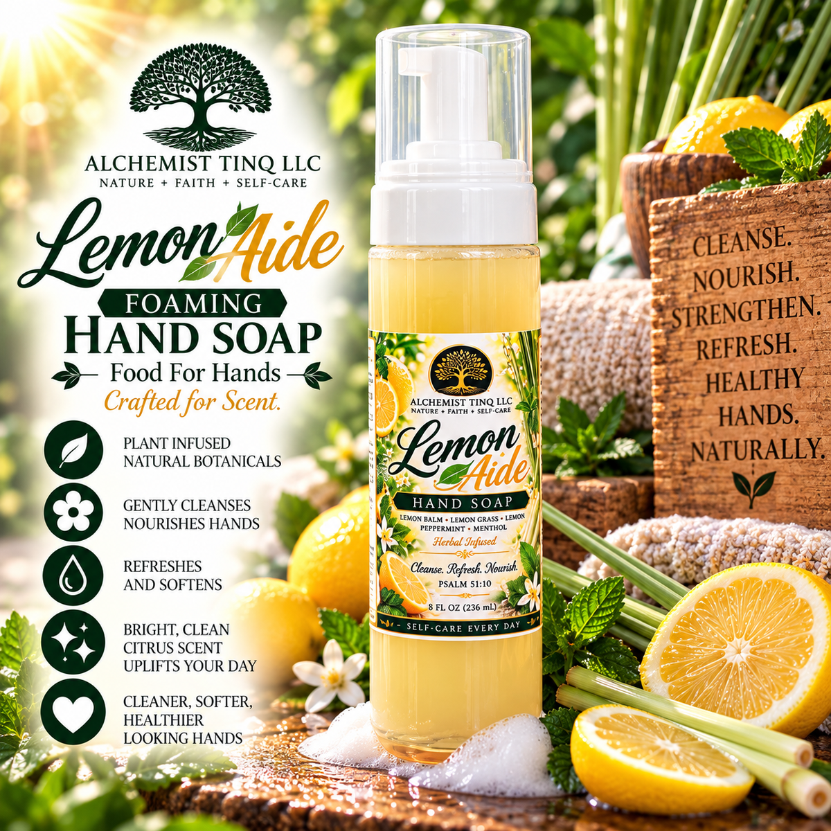 Lemon Aide Foam Hand Soap