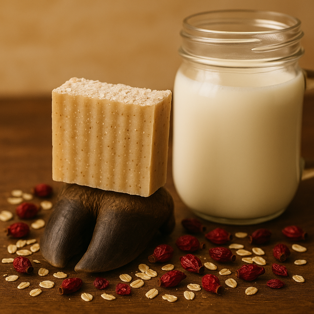 Rosey Hoof with Oats Soap