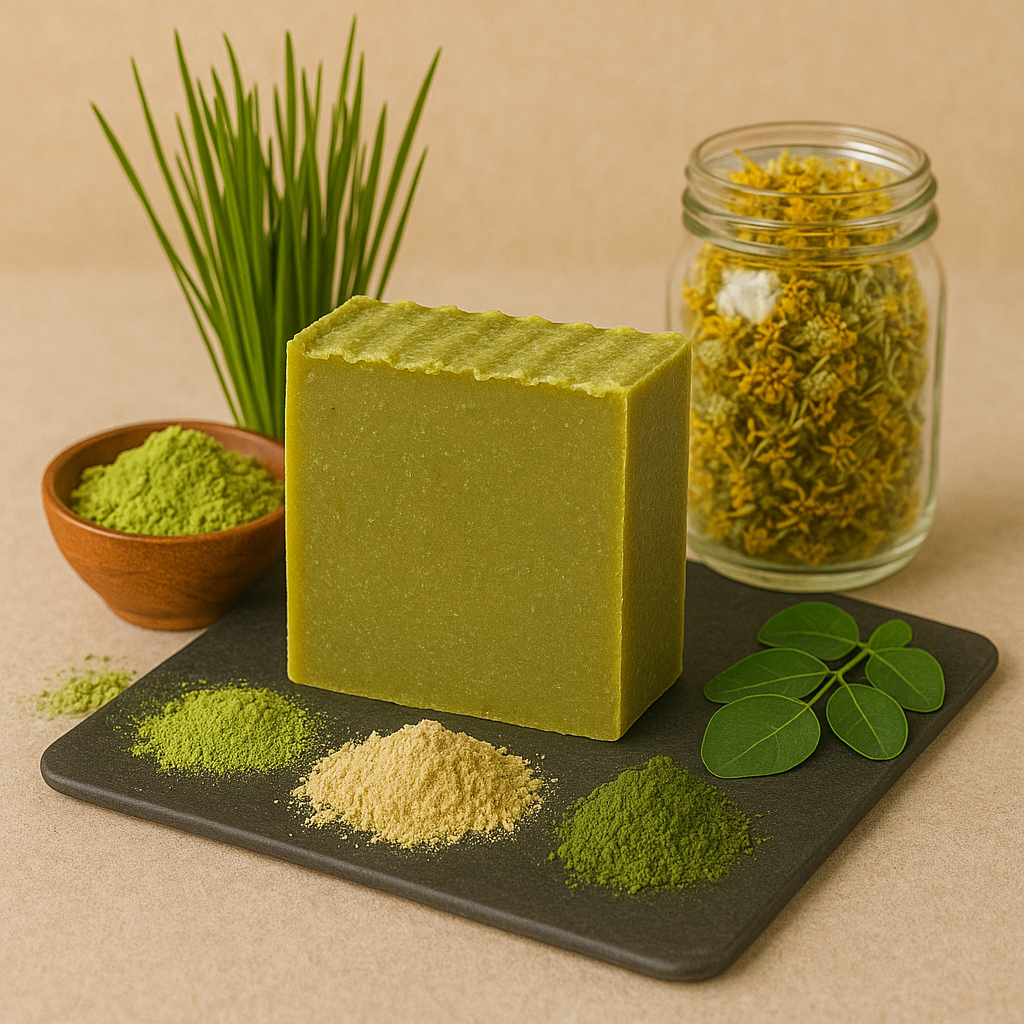 Green Vitality Matcha Soap Premium
