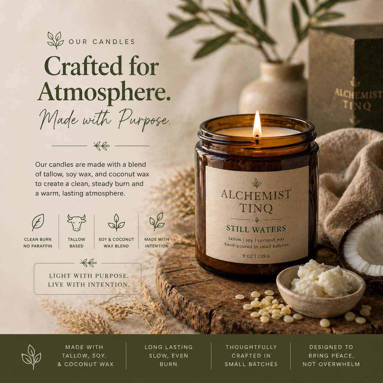 Coming Soon Alchemist Tinq's Candles