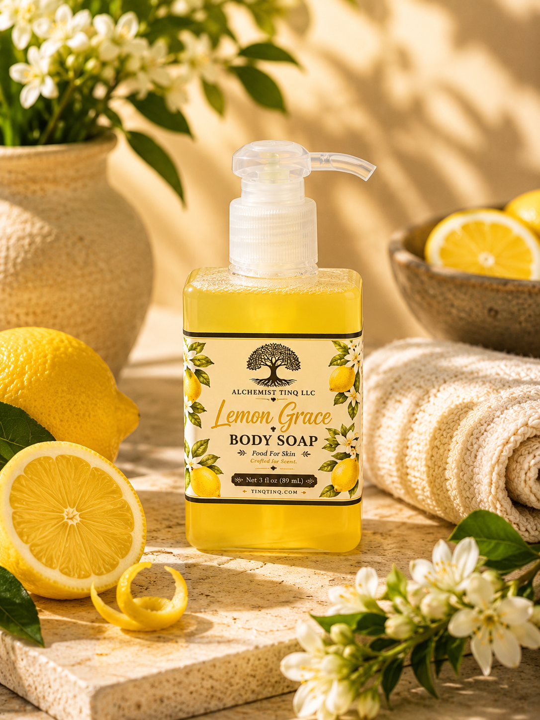 Lemon Grace Body Soap Travel Size
