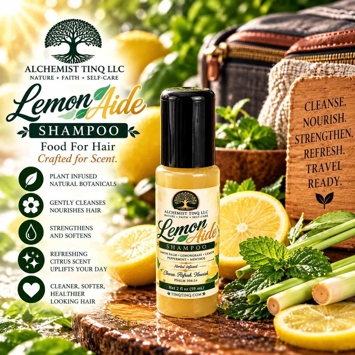 Lemon Aide Shampoo Travel Size