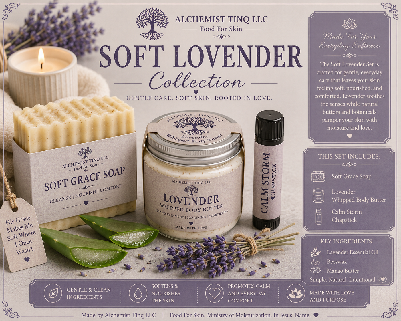 Soft Lovender Set