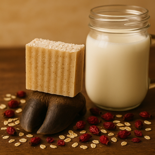 Rosey Hoof with Oats Soap